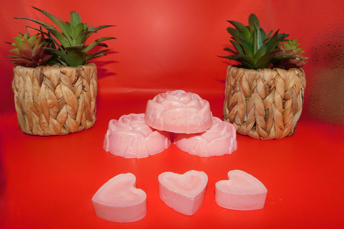 Valentine's Day Edition "Hearts 4 MY Heart" Candle and Wax Melt Set